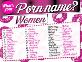 name that ponr nude
